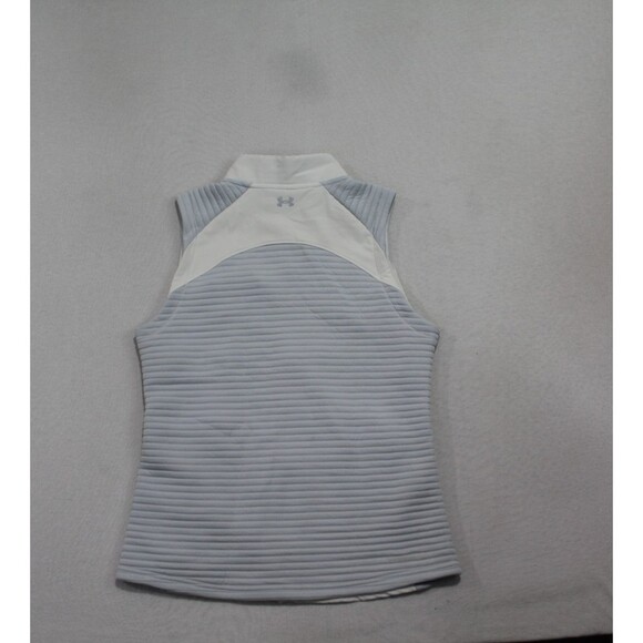 Under Armour Women White Gray Jacket Vest Lipscomb Golf Size Small - Picture 8 of 9